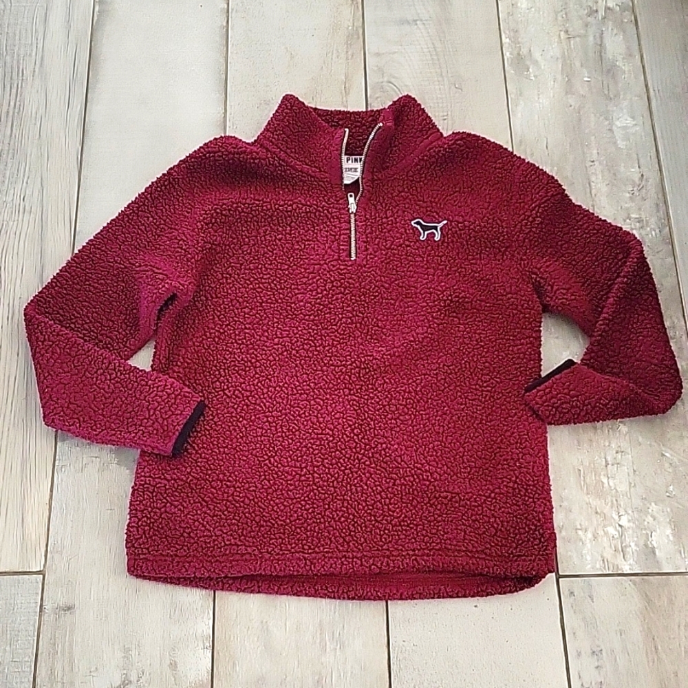 Pink VS burgundy super soft pull over size extra small #cj